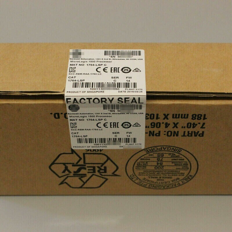 AB 1764-LSP /C Factory Sealed for MicroLogix 1500 Processor Module 1764LSP NEW