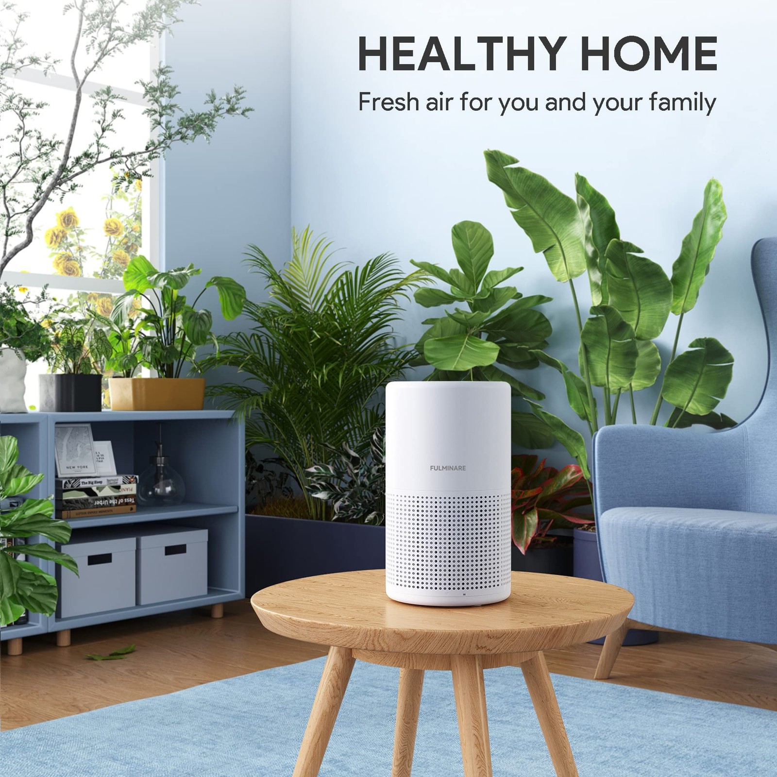 Air Purifiers for Bedroom, FULMINARE H13 True HEPA Filter | Remove Pet Hair, …