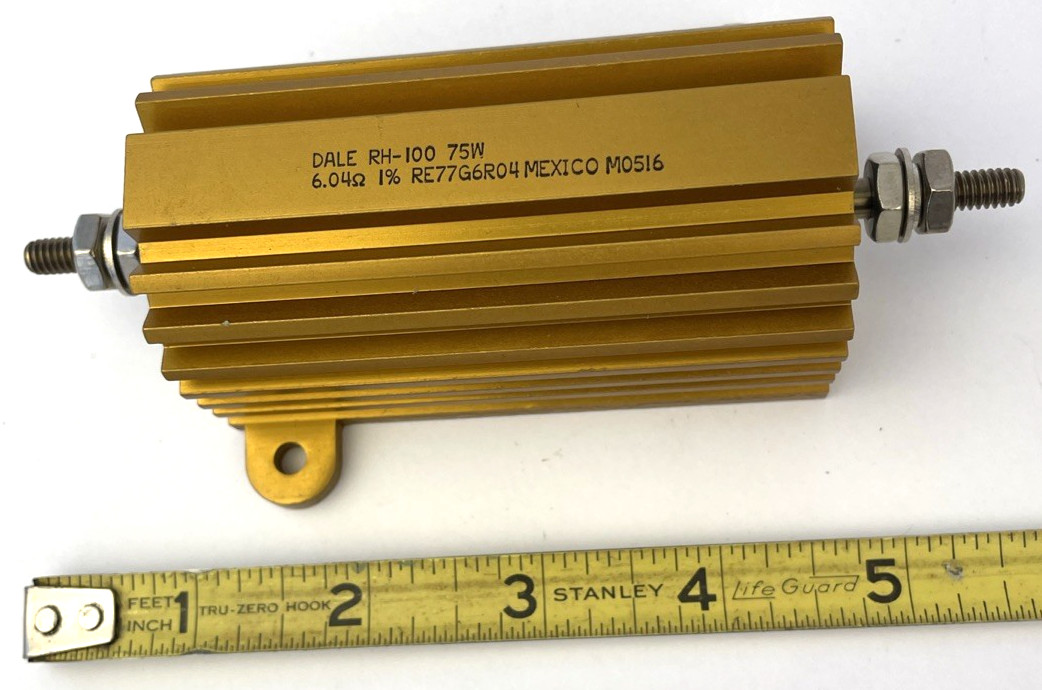 Dale Vishay RH-100 75W 1% 6.04 Mountable Power Resistor RE77G6R04 M0516 MEXICO