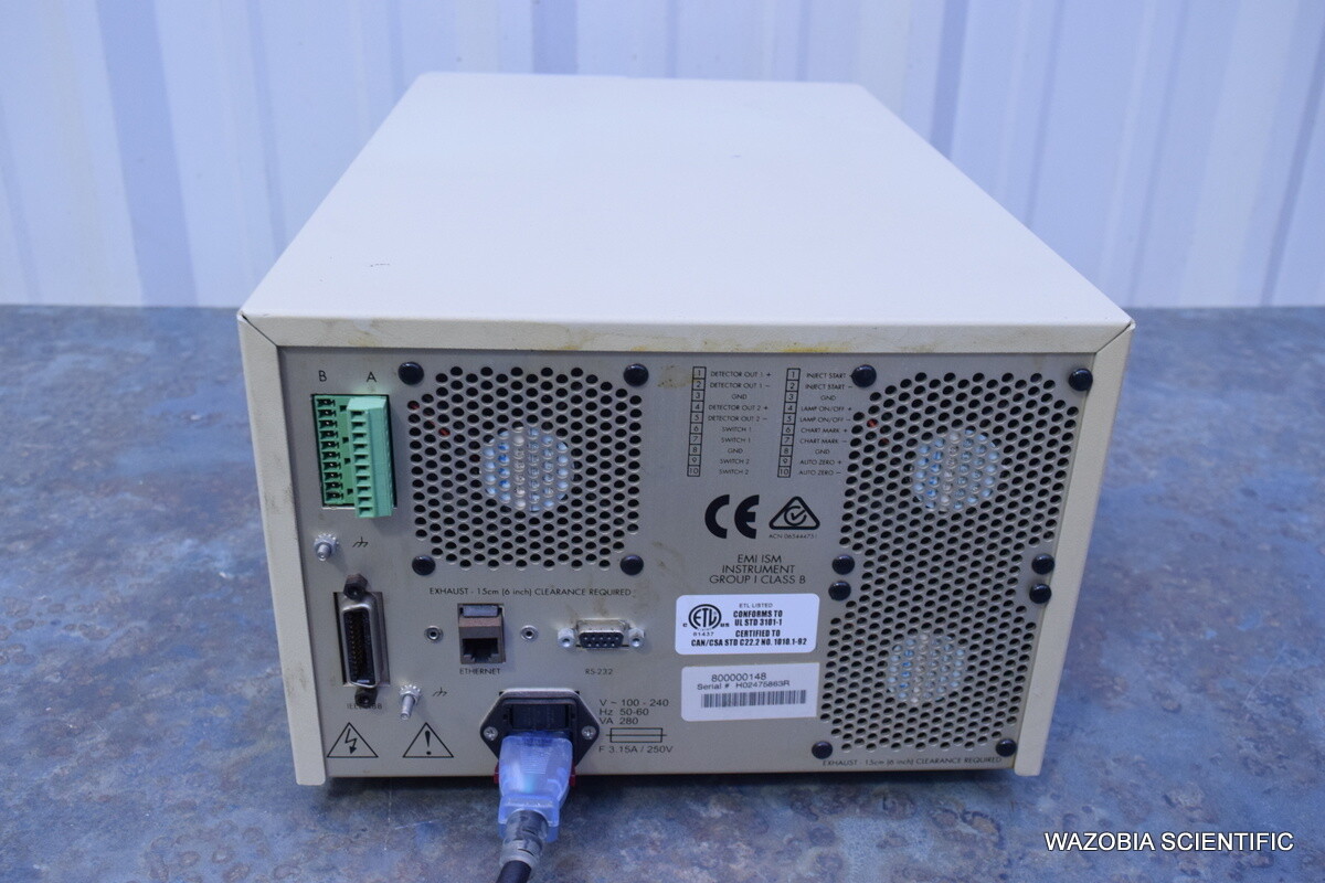 WATERS 2475 FLUORESCENCE DETECTOR HPLC CHROMATOGRAPHY WITH PHENOMENEX 00FR-3171-