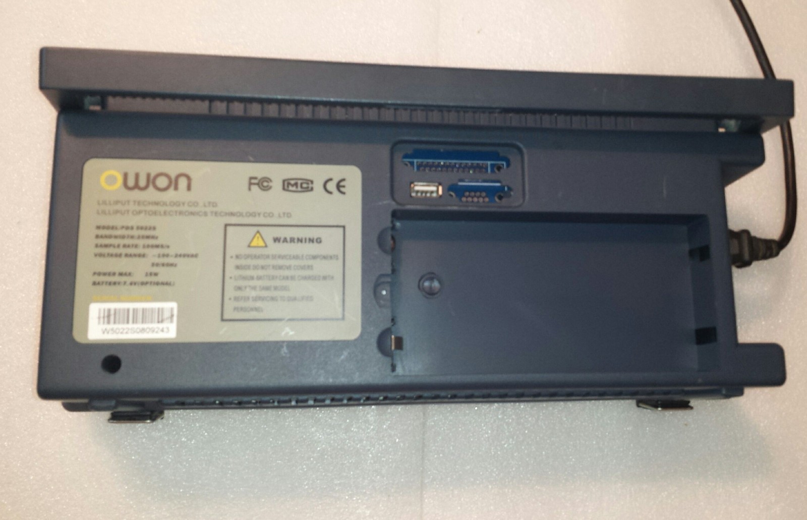 OWON PDS 5022S 25MHz-100MS/s two Channel Digital Oscilloscope PDS5022s