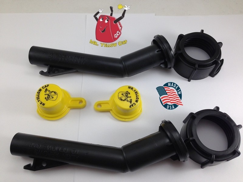 2 – Blitz Gas Can Nozzle Spouts Rings Caps Replacement Vintage 900302 900092