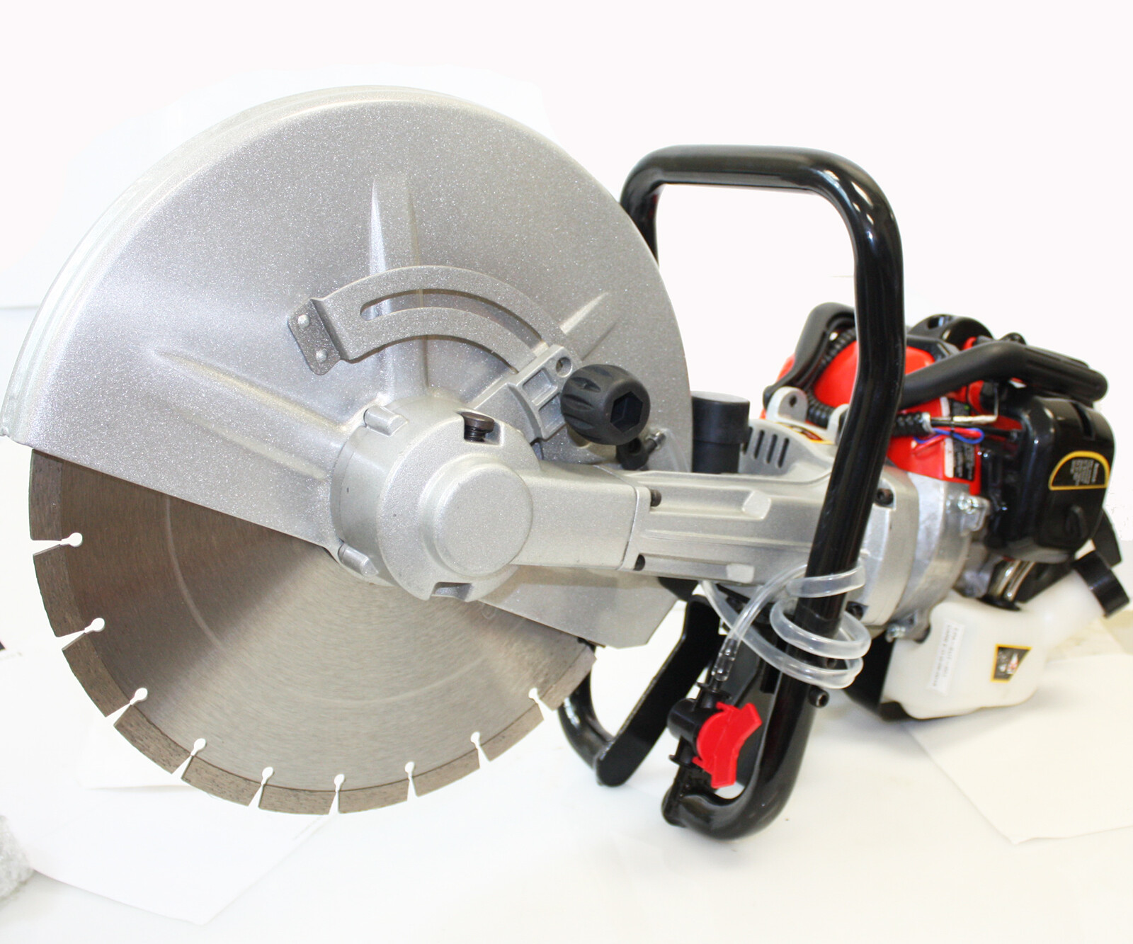 2 Stroke Gas Power Handheld 14″ Cement Wet Dry Masonry Concrete Cut Saw W/Blade