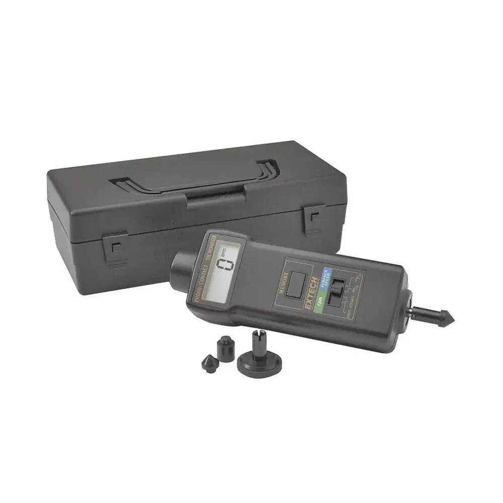 EXTECH 461895 Tachometer, +/-0.05% RPM Acc, LCD 8PMK7