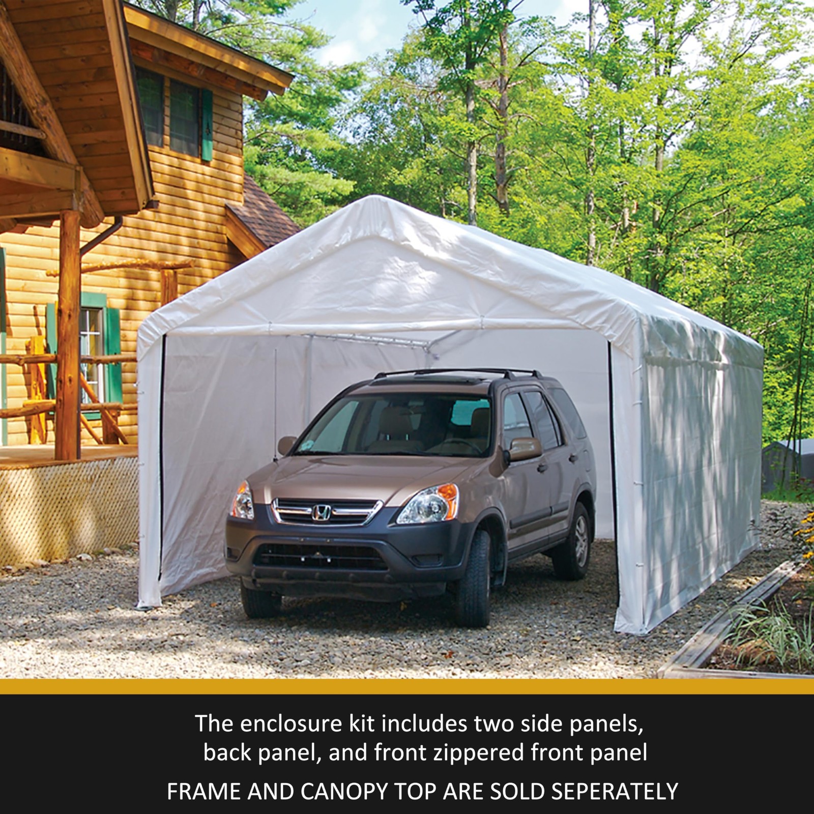 Shelterlogic Maxap Canopy Enclosure Kit 10 X 20 Ft. Frame And Canopy Sold