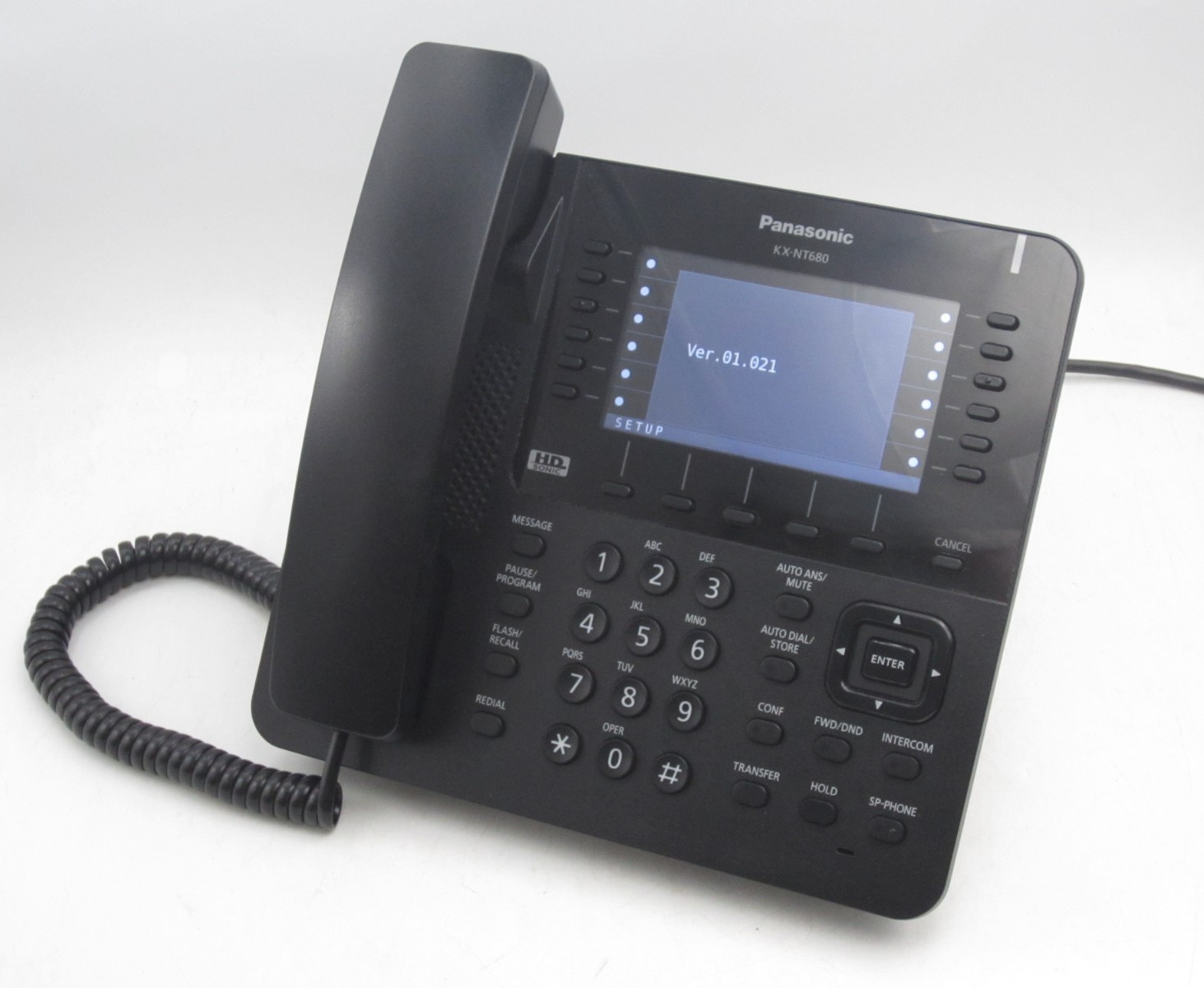 Panasonic KX-NT680-B 4.3″ Color LCD IP Phone Gigabit (7 in stock) Refurbished