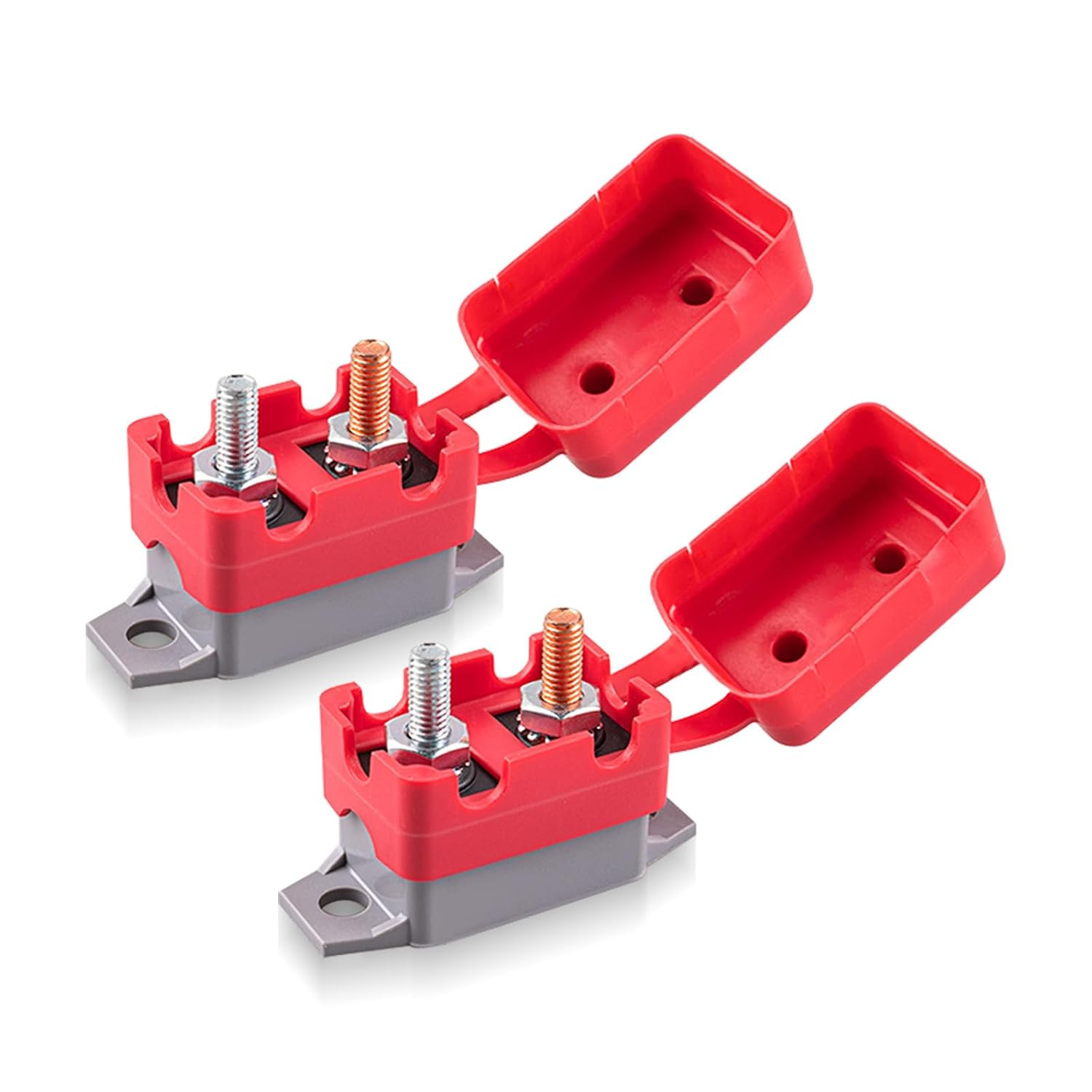 2 PCS DC 12V – 24V 30Amp Automatic Reset Circuit Breaker for Car, ATV, RV, Ship