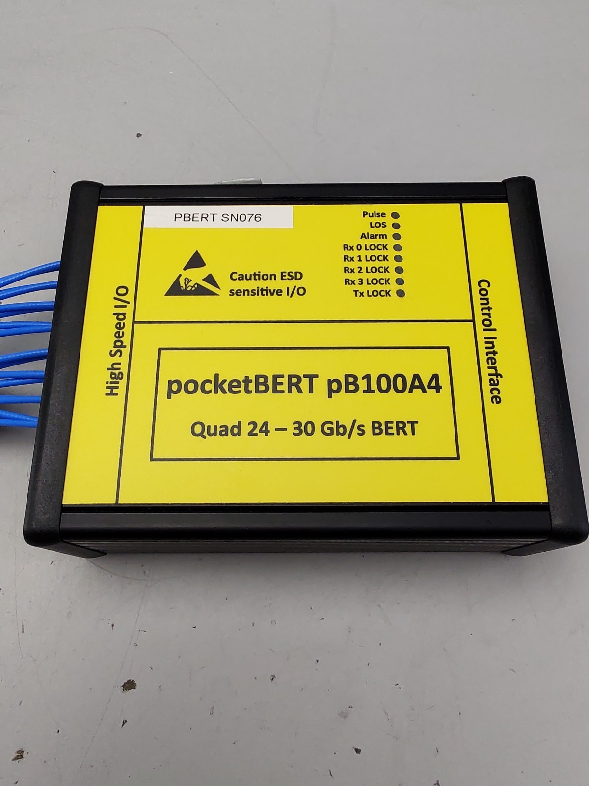 pocketBert pB100A4 Quad 24-30 Gb/s BERT Test equipment pB0076