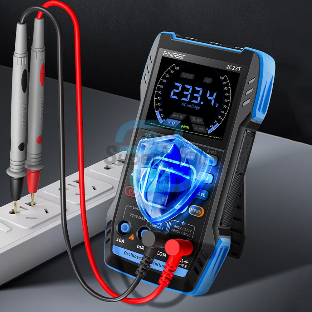 FNIRSI 2C23T 3-in-1 Digital Oscilloscope Multimeter Function Signal Generator US
