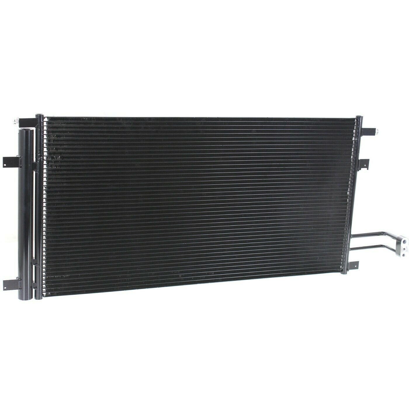 Aluminum AC Condenser for Silverado 1500 5.3L 6.2L V8 2014-2018 34.13x17x0.63in