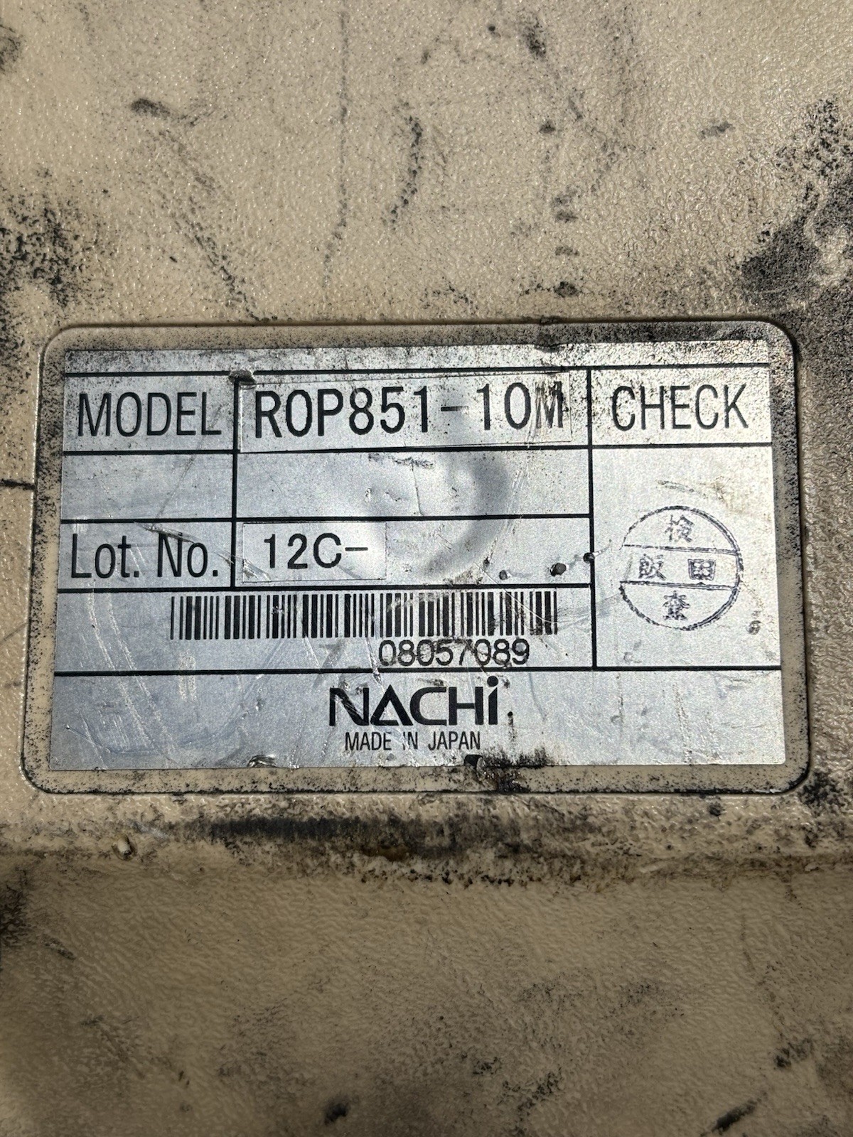 Nachi ROP851-10M Robotic Arm Pendant Teach Pendant with Cable