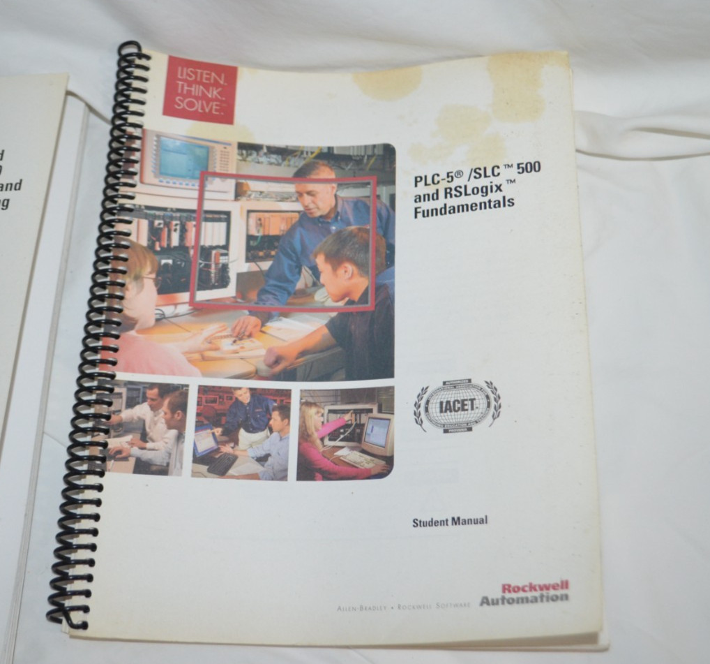 Allen Bradley Rockwell Automation Book Lot RSLogix 500 SLC 500 MicroLogix 1000