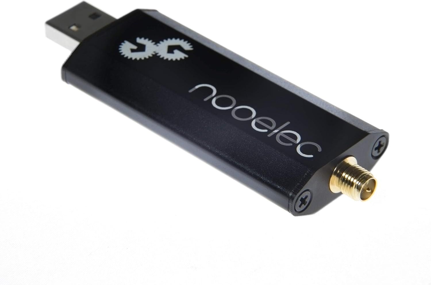 Nooelec Aluminum Enclosure & EMI Shield, Black, for Great Scott Gadgets Ubertoot