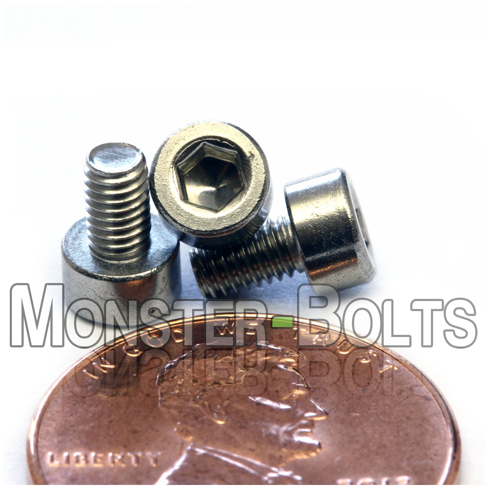 M3 Stainless Steel Socket Head Cap Screws, A2 / 18-8 Metric DIN 912, 0.50 Coarse