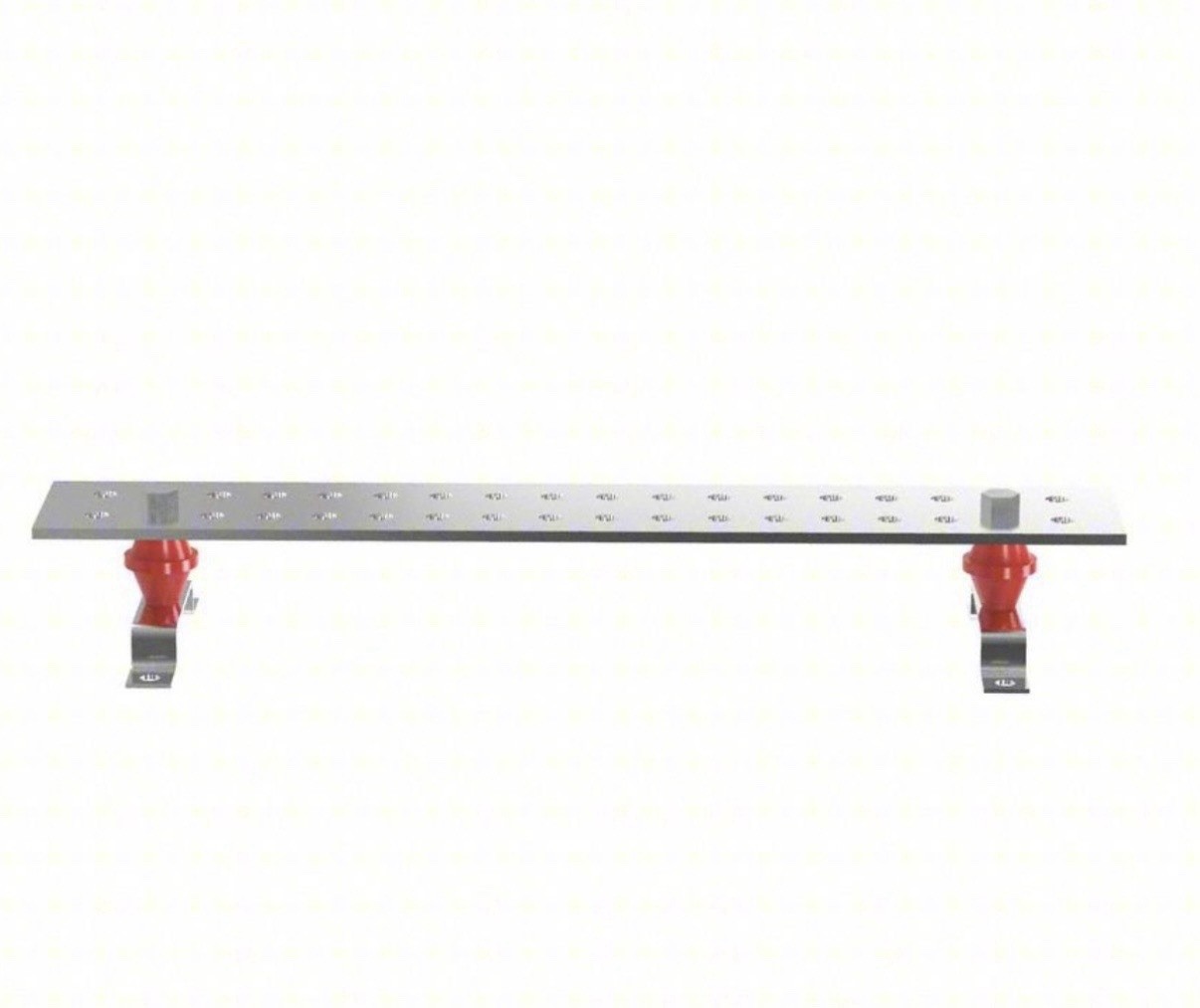 Panduit GB4N0016TPI-1, Tin Plated Ground Bar,24IN LG, 16 POS.