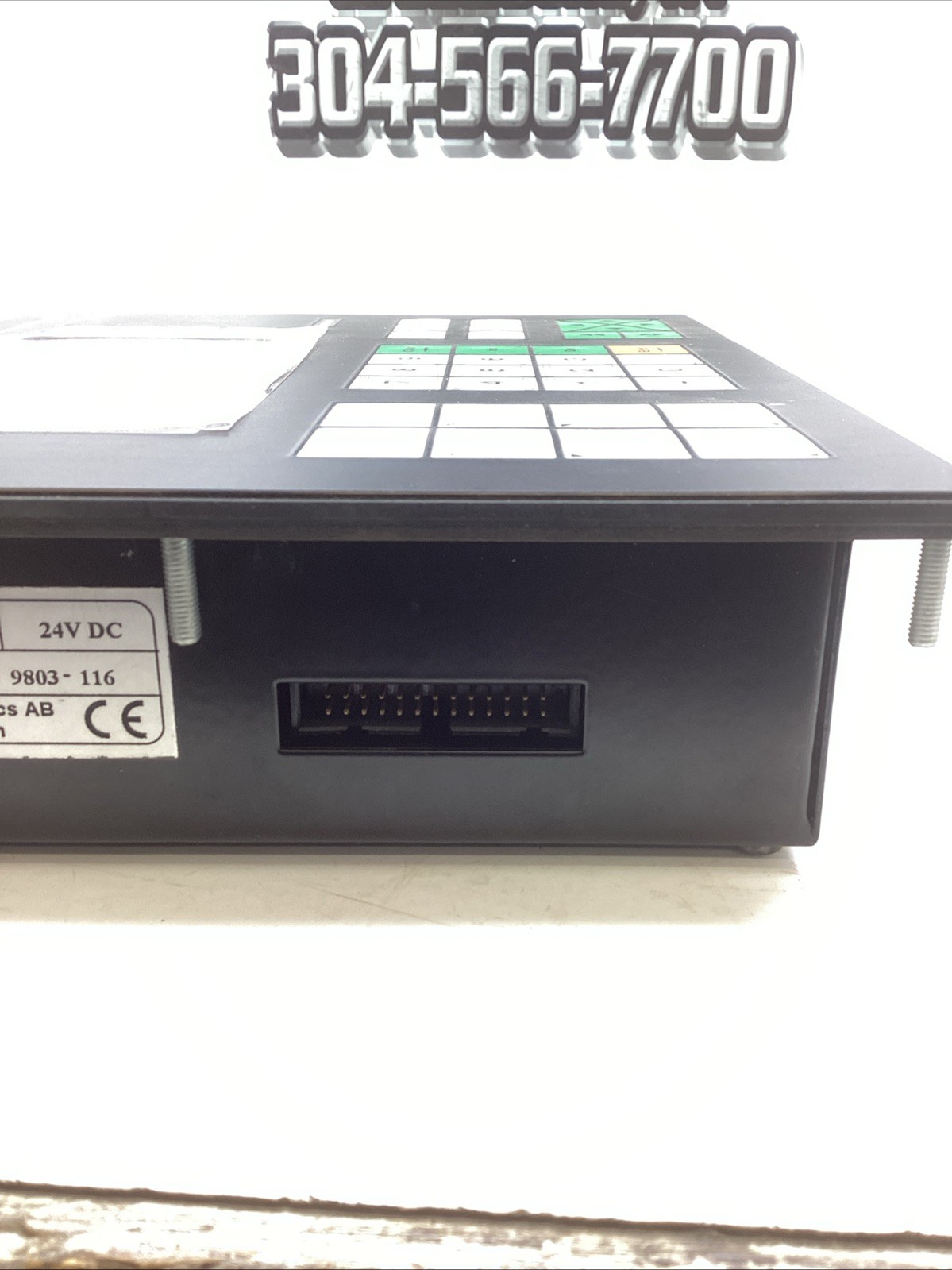 G&L Beijer Electronics MAC 90 Type 00950B P/N 9803-116 24VDC Operator Panel