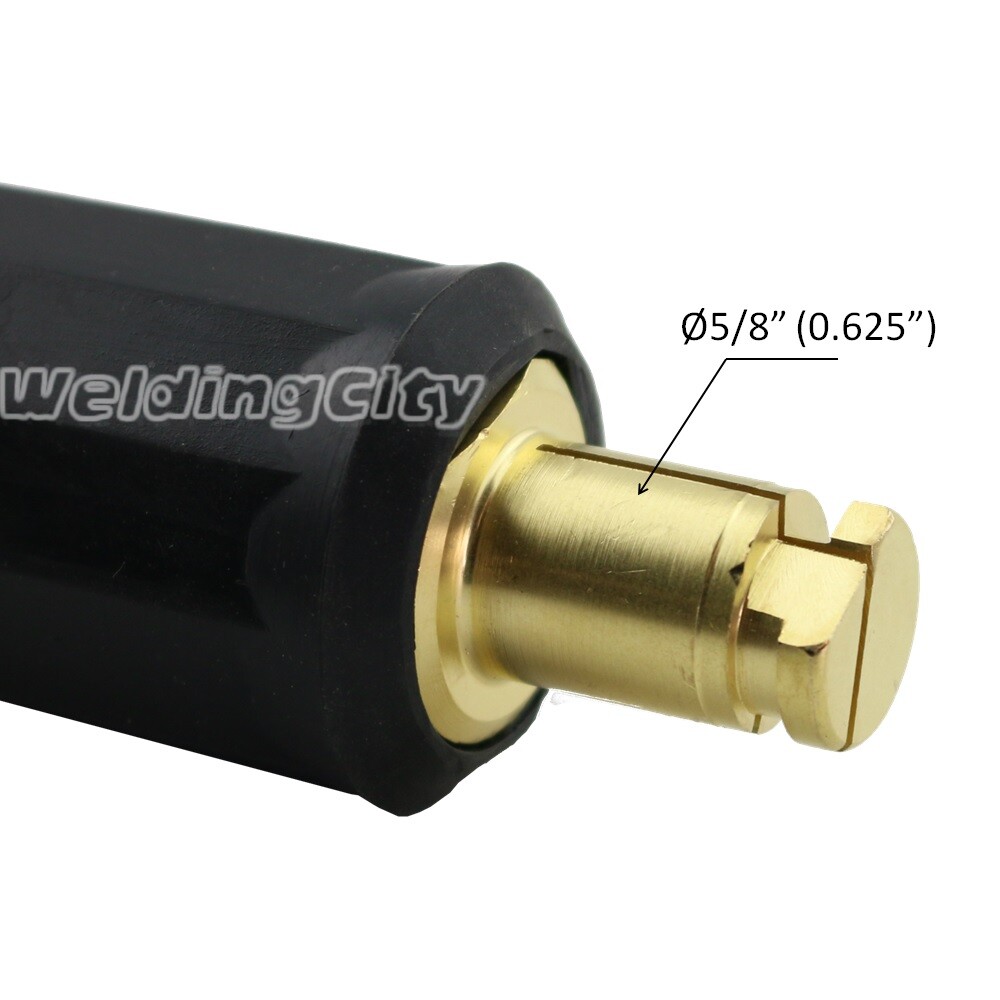 WeldingCity® Tweco-type Twist-lock Cable Connector Pair #4-2/0 25-50mm US Seller