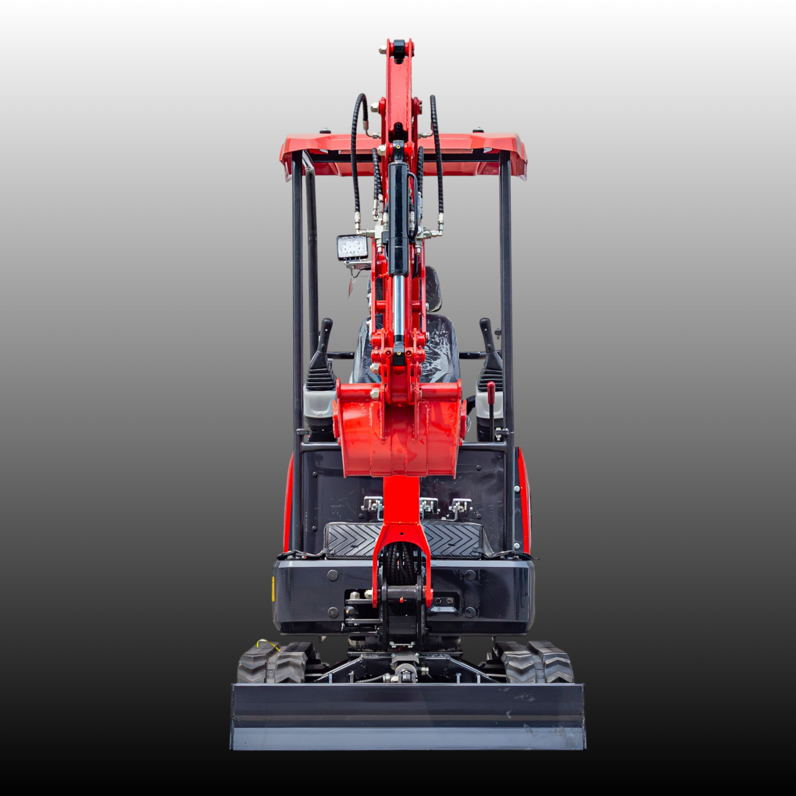 TYRANT 17 Mini Excavator Kubota D902 Engine Side Swing with 12 attachments