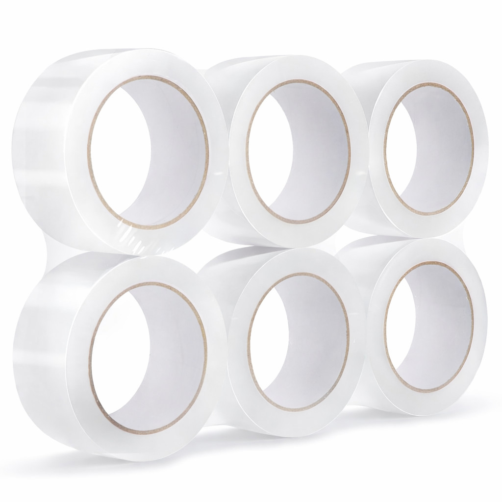 2 Mils Packing Shipping Tape 1.88“ x 110 Yards Carton Sealing Clear Packing Tape