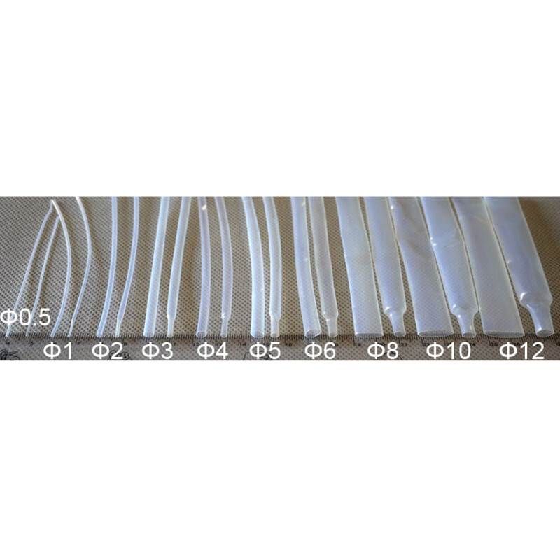 0.5-40mm Diameter Clear Transparent Heat Shrink Tubing Shrinkable Tube Sleeving