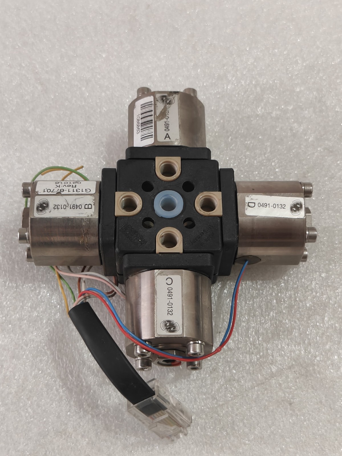 AGILENT TECHNOLOGIES G1311-67701 MCGV ASSY REV:K (WIRE BROKEN)