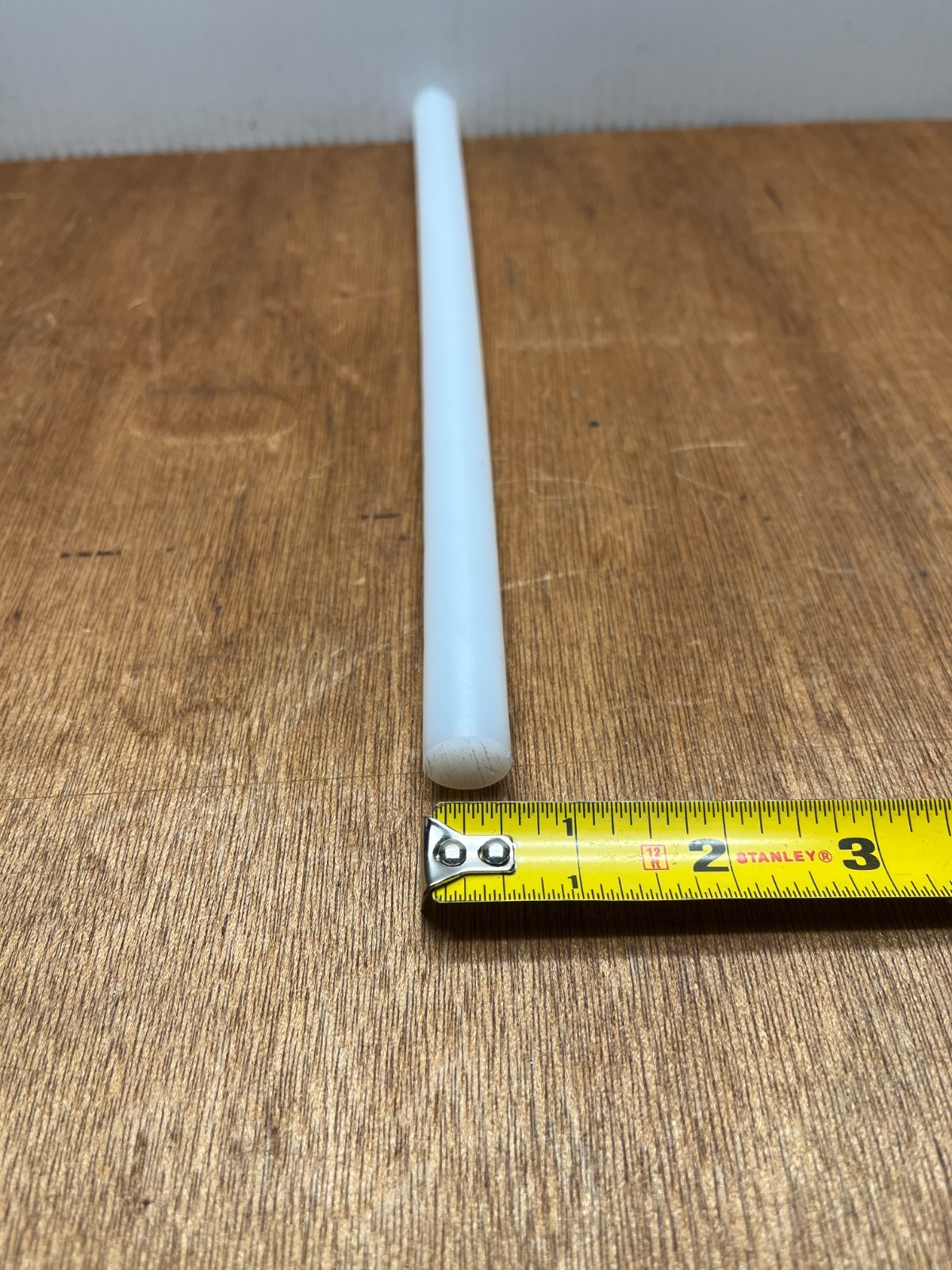 5/8″ X 12″ UHMW PE White Polyethylene Plastic Rod Round Stock USA