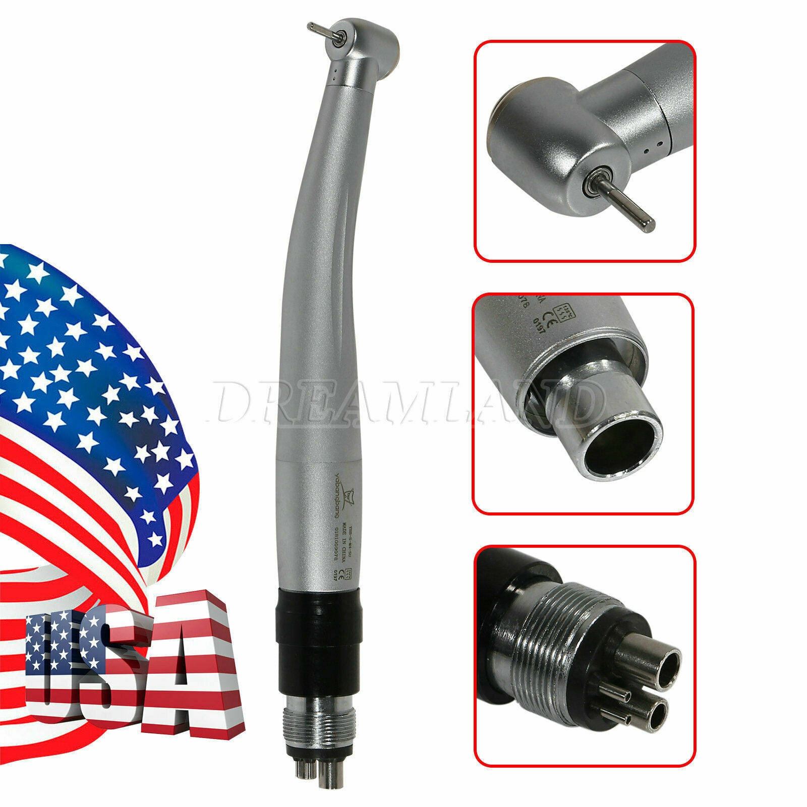 1-20 Dental High Speed Turbine Handpiece fit NSK 4Hole Swivel Coupler
