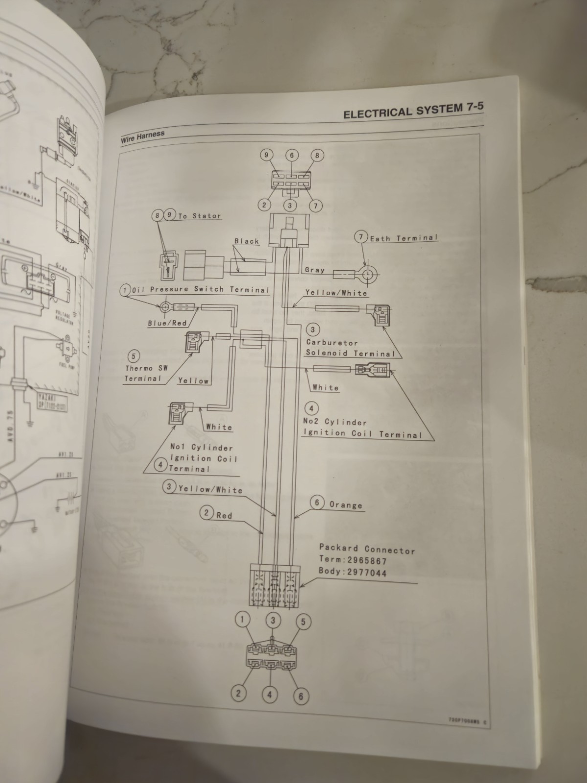Kawasaki Fd671d Fd711d Fd750d Shop Manual Book