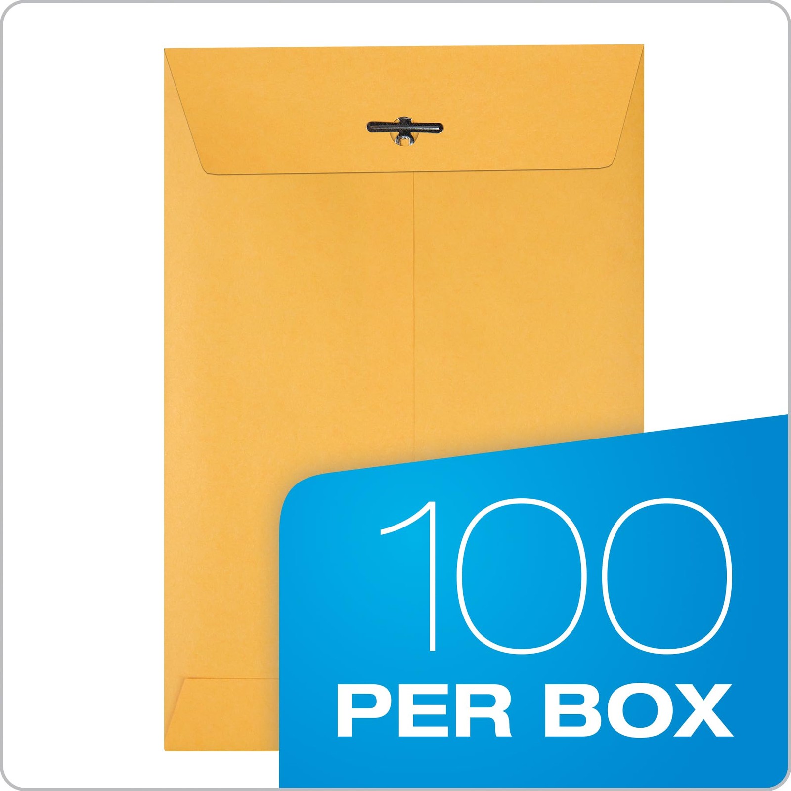 Quality Park Clasp Envelopes, 6.5 x 9.5 Inch 100 Count (Pack of 1), Kraft