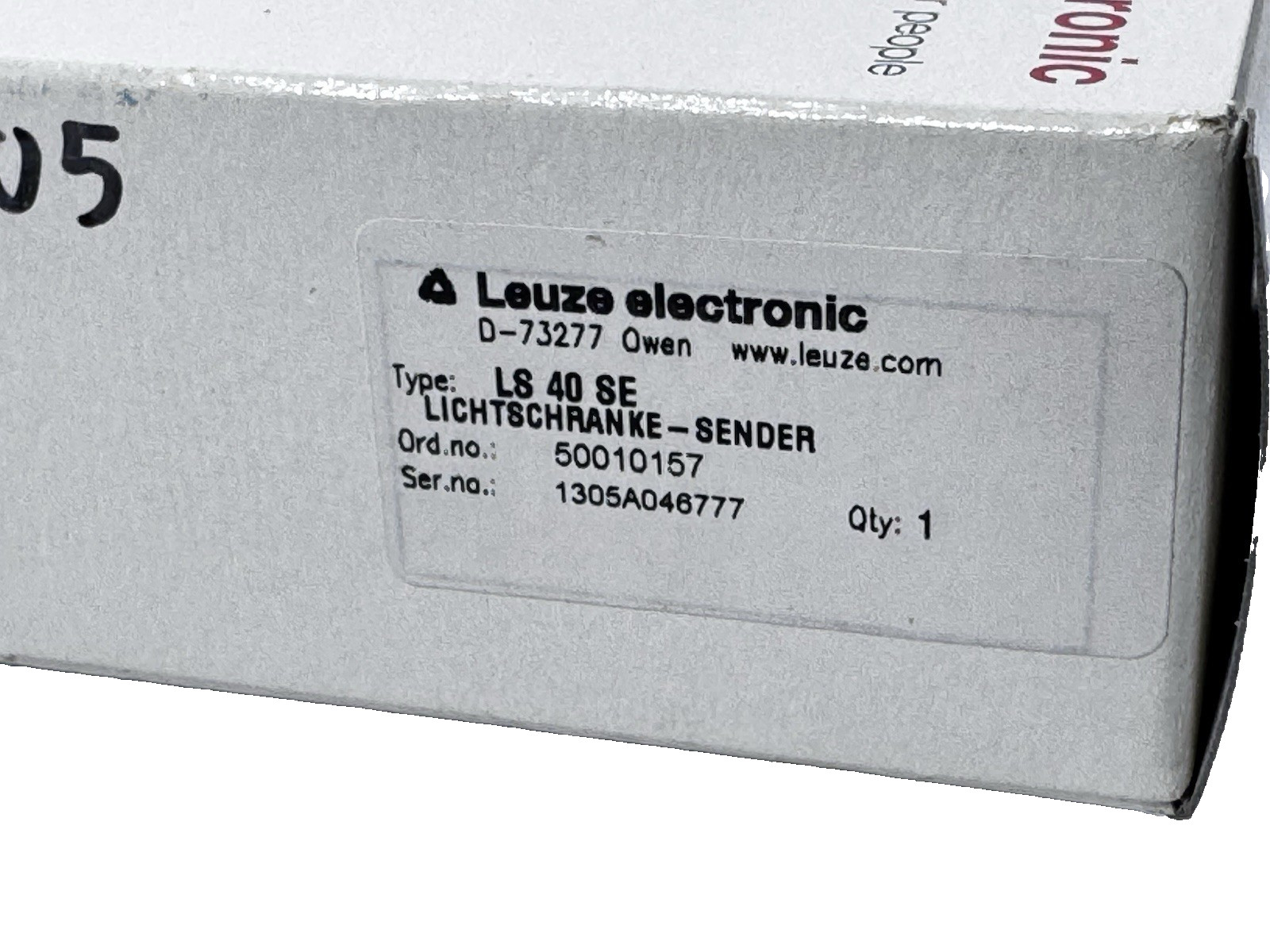 Leuze Electronic LS 40 SE / LS40SE Mini Throughbeam Photoelectric Sensor Sender