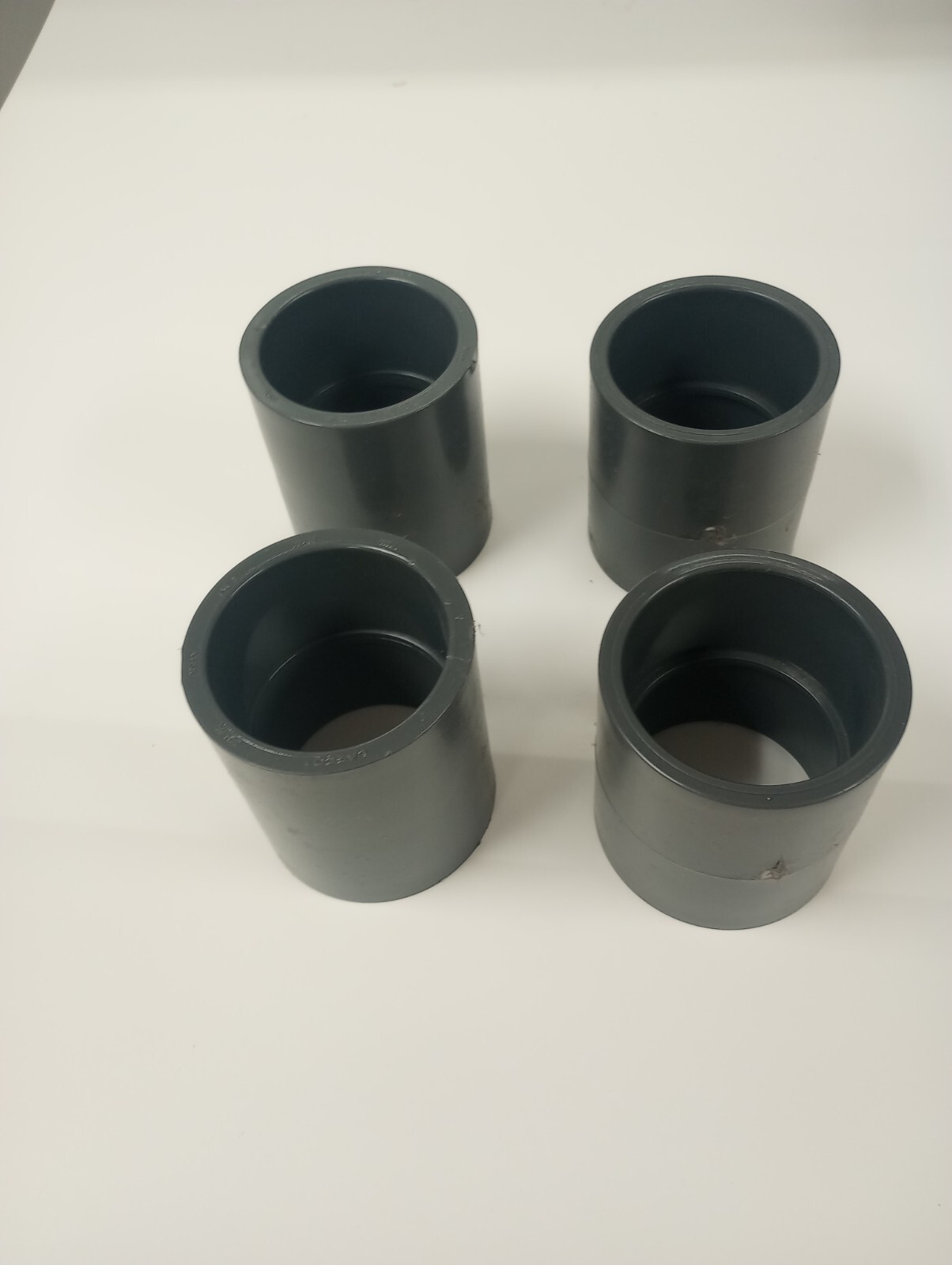 UNBRANDED 4″ CPVC PIPE COUPLINGS PART # DOES NOT APPLY *LOT OF 4* QTY (1)