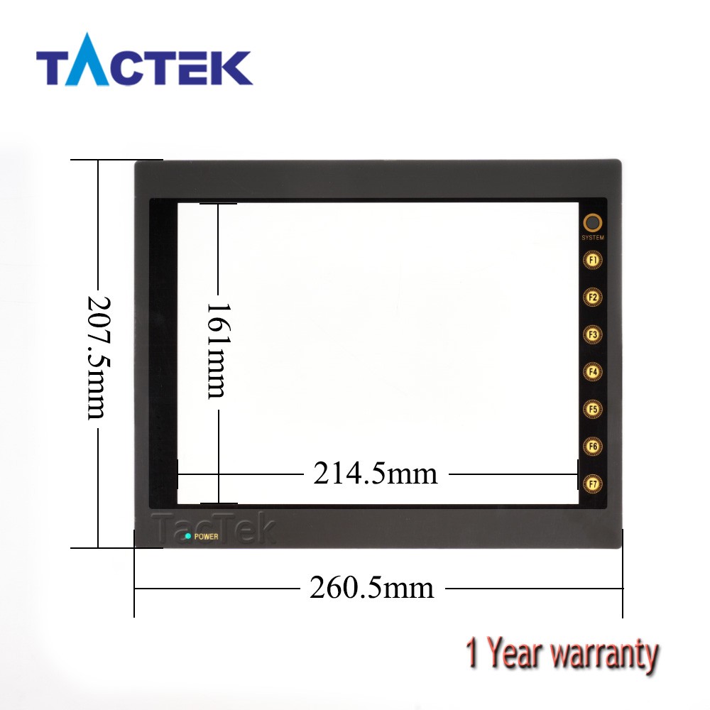 Touch Screen for Hakko V610C10 V610T10 V610S10 Panel Glass with Front Overlay