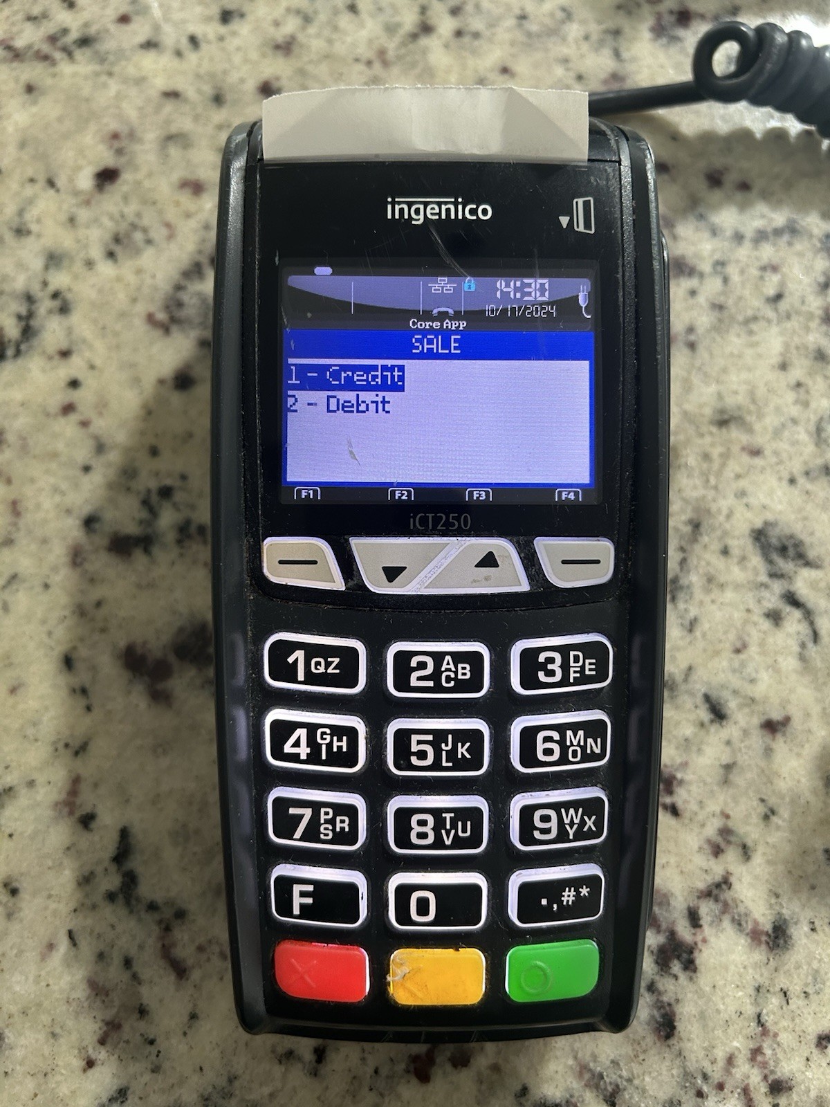 Ingenico iCT250 Tested Works