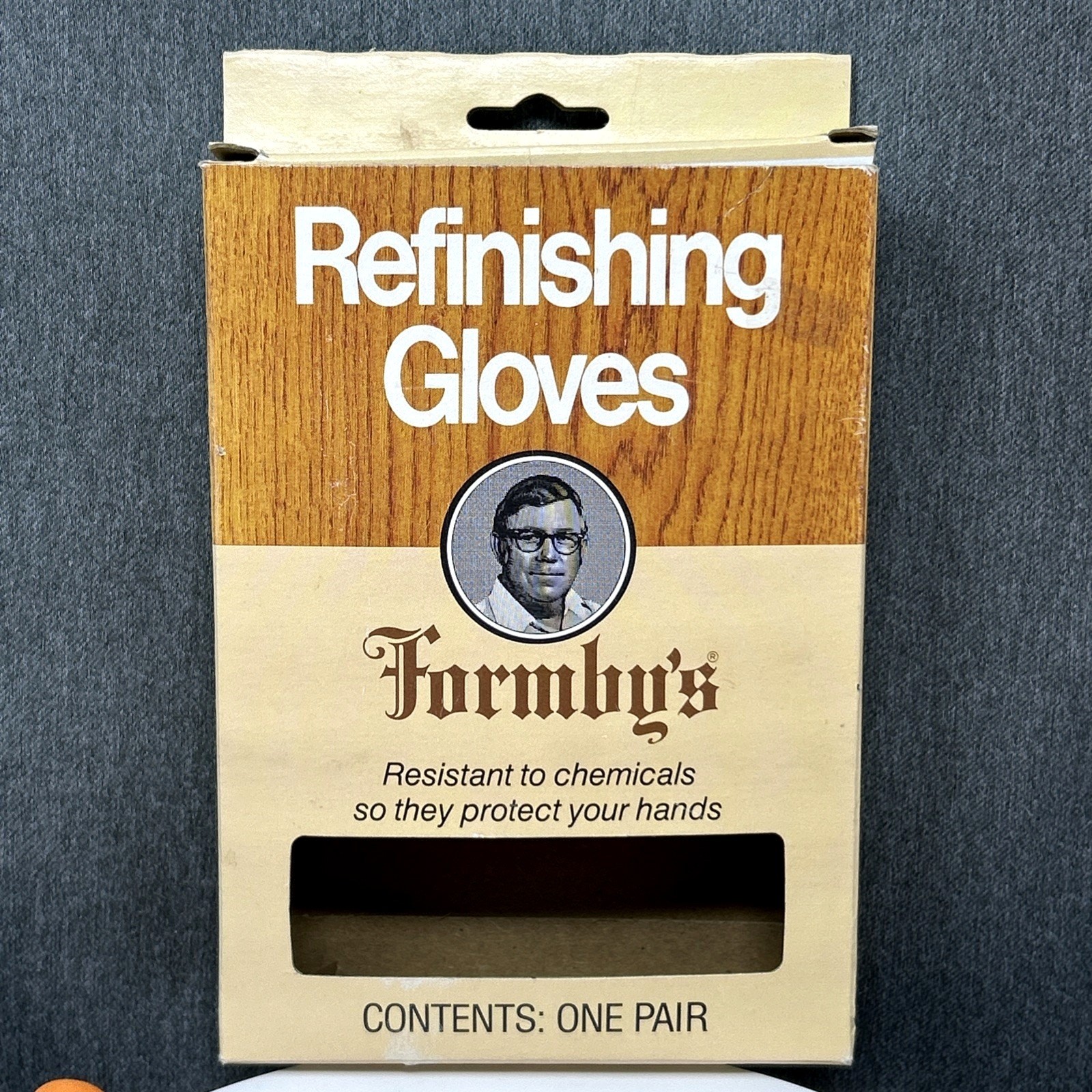 Formbys Refinishing Gloves Orange Chemical Resistant Safety Pair Malaysia