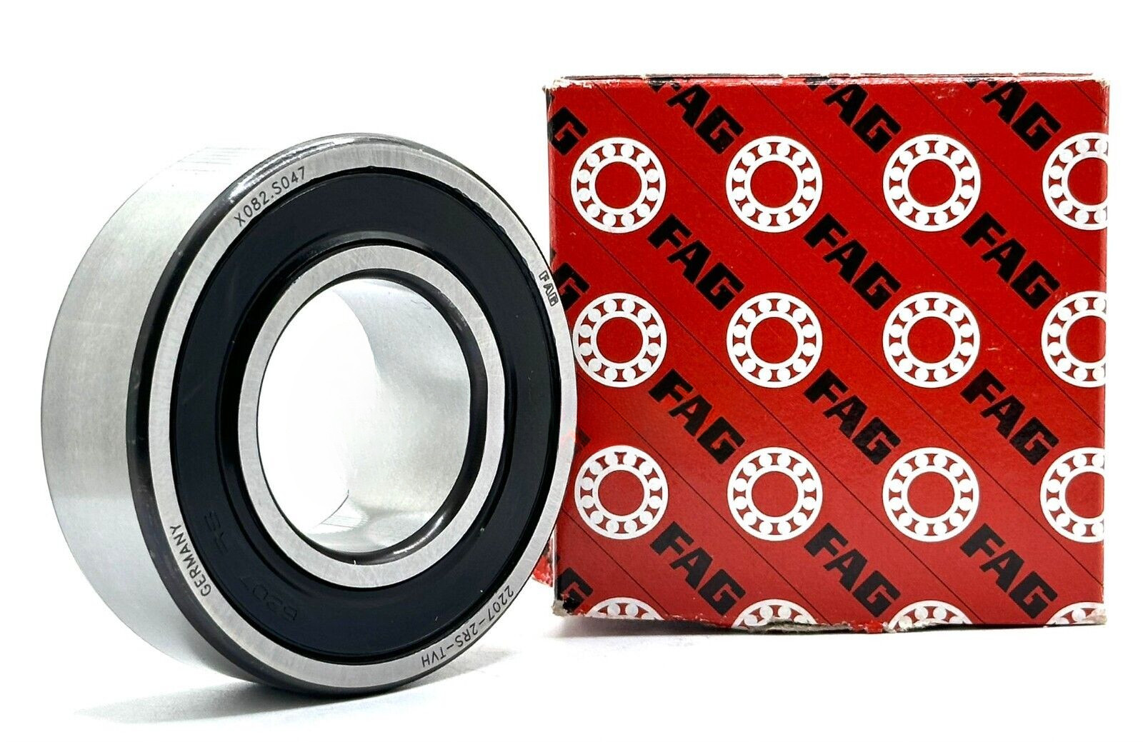 FAG 2207 2RS TVH SELF-ALIGNING BALL BEARING, RUBBER SEALED 35x72x23mm