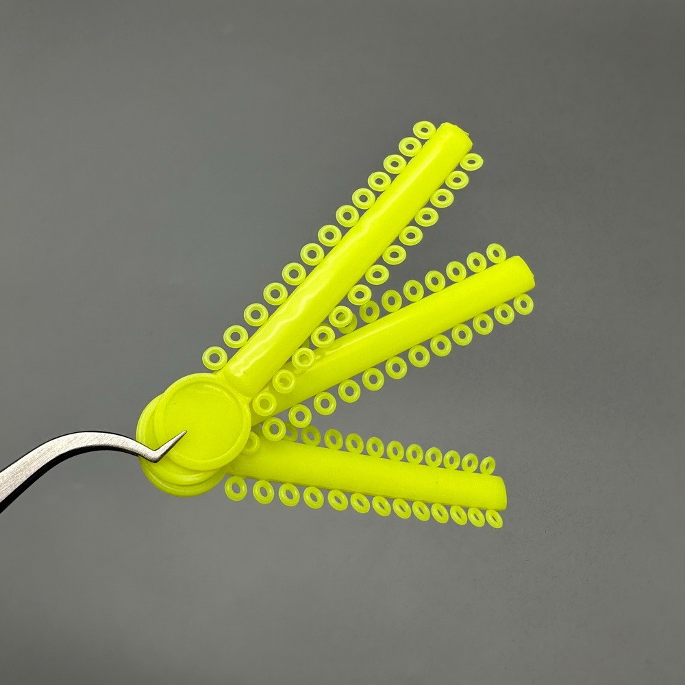 1040Pcs Dental Orthodontic Elastic Ligature Ties Rubber Bands for Brackets Brace