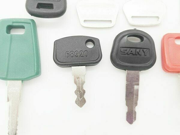 14 Heavy Equipment Key Set Construction Ignition Keys For CAT Volvo deere kubota