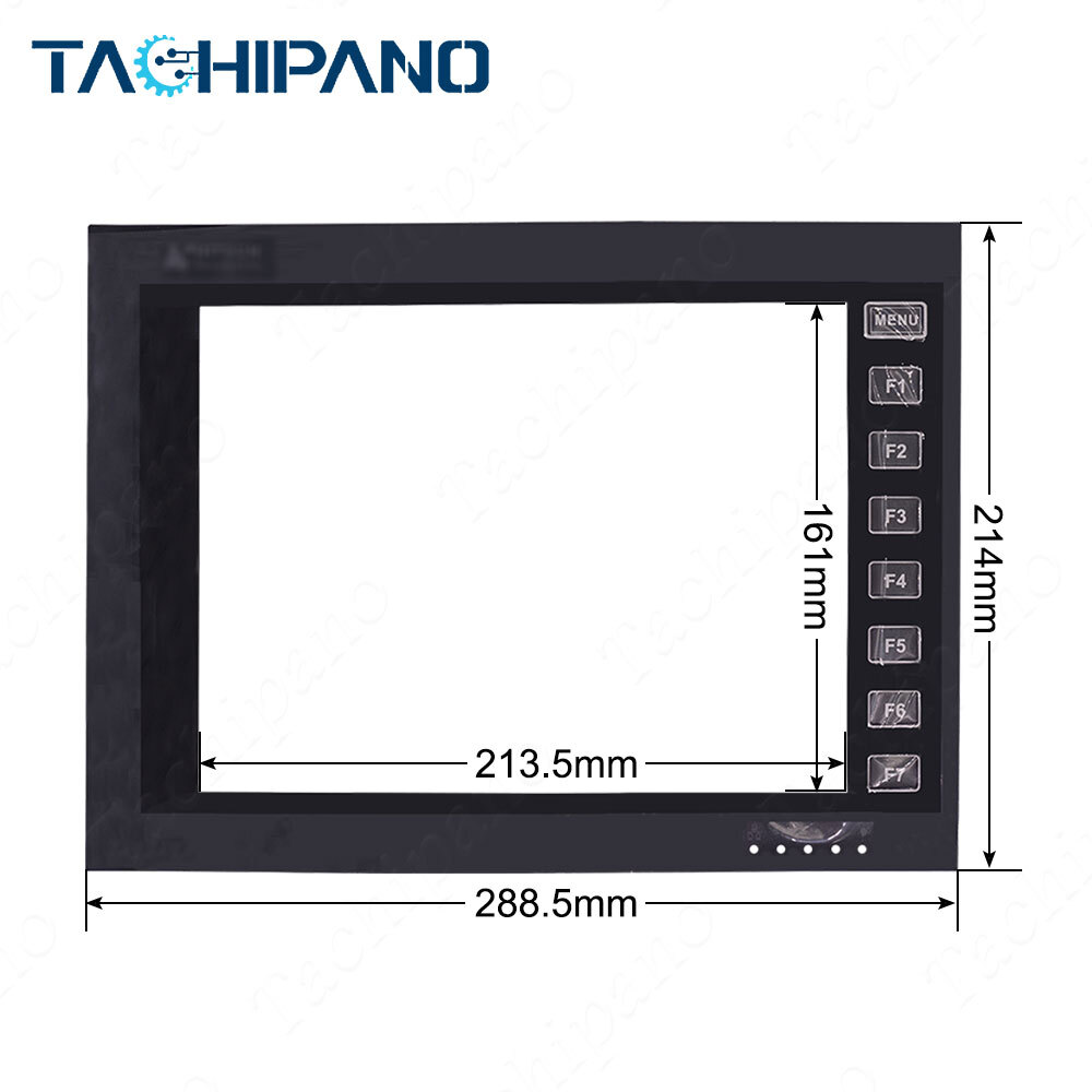 Touch Screen Panel for Beijer H-series HMI MODEL: H-T100t-N + Film Overlay