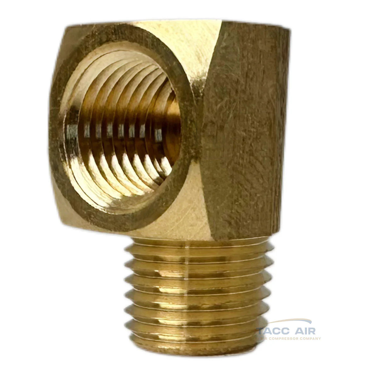 5 Pack 1/4″ NPT Brass Street Elbow 90 Degree Pipe Thread Fitting Male Female