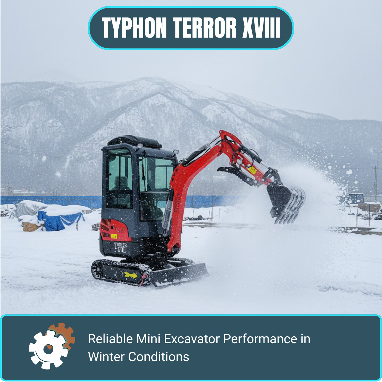 TYPHON Terror XVIII Prestige Mini Excavator 2 Ton AC Cabin DIgger Kubota D902