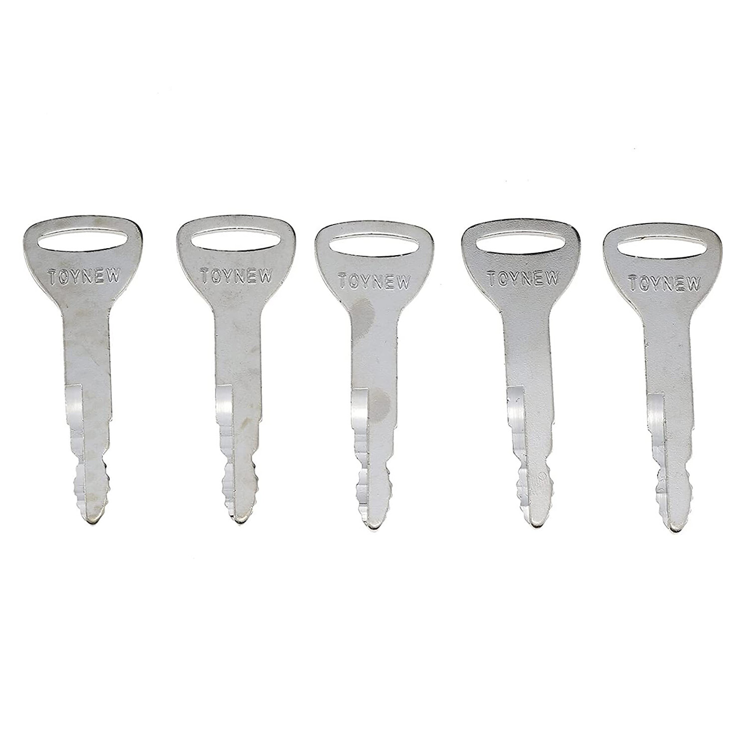 5Pcs Double Cut Ignition Keys 57591-23330-71 for Toyota Forklift TOYNEW A62597