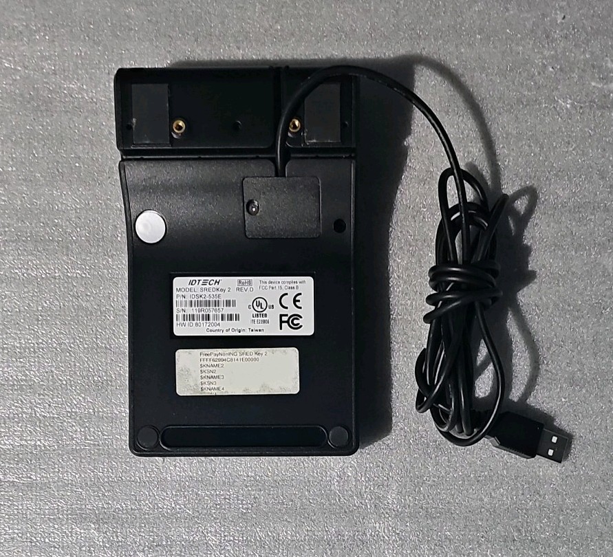 ID Tech SREDKey 2 with MSR USB HID Enhanced Format Key Pad IDSK2-535E