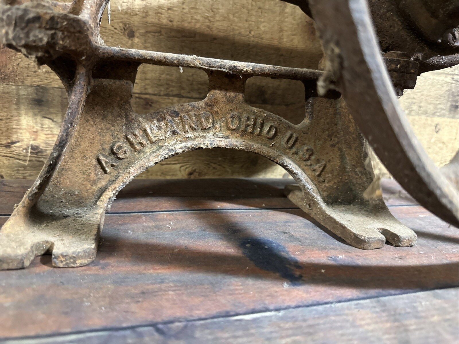 Antique, F E Myers Bros. Co. Ashland Ohio USA Water Pump Belt Driven Decor