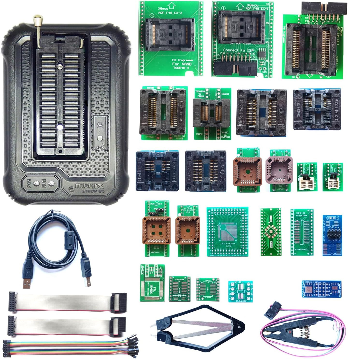 T48 Programmer 24 Adapter for with Xgecu T48 Eprom Programmer TL866-3G IC Bios A