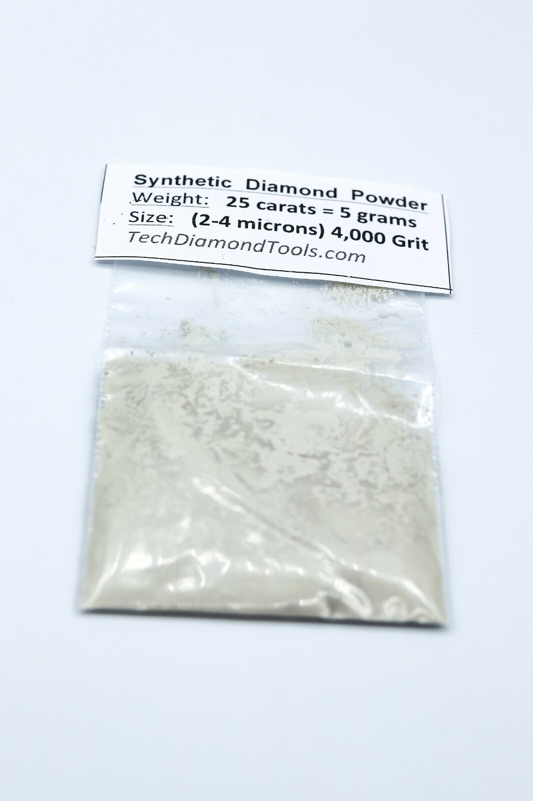TechDiamondTools Diamond Powder 4,000 Grit 2-4 Microns, 25 cts = 5 Grams