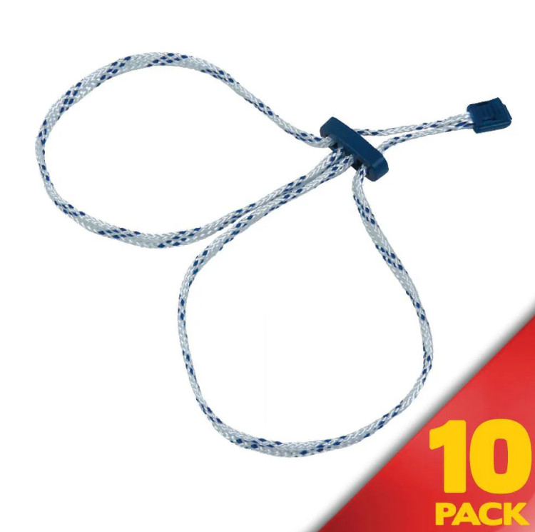 Quick Cuffs Police Force Single Use Pack of 10 Handcuff Restraint