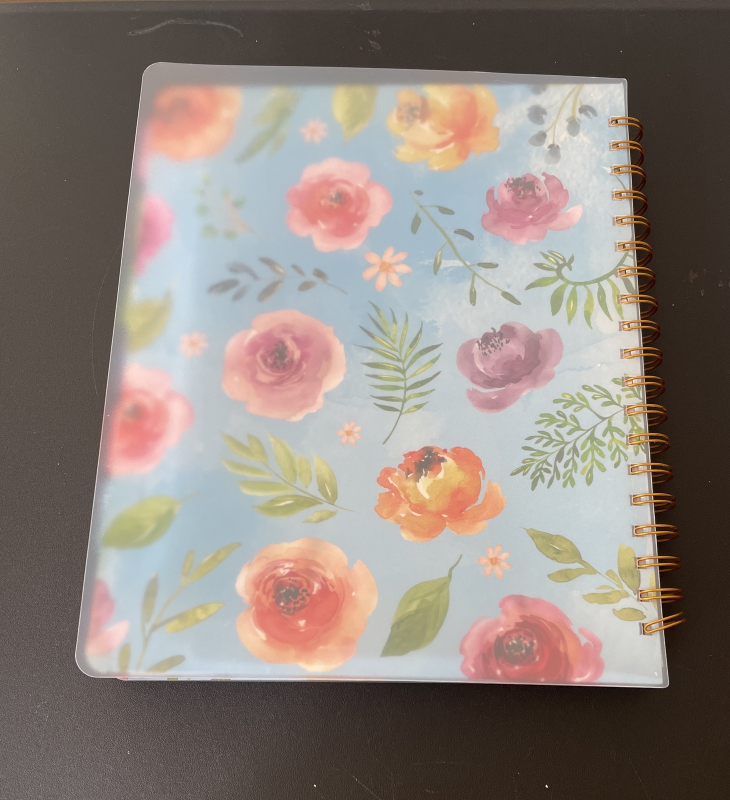 Undated Teacher Planner Daily Weekly Monthly Spiral Bloom Planner 11″×9″