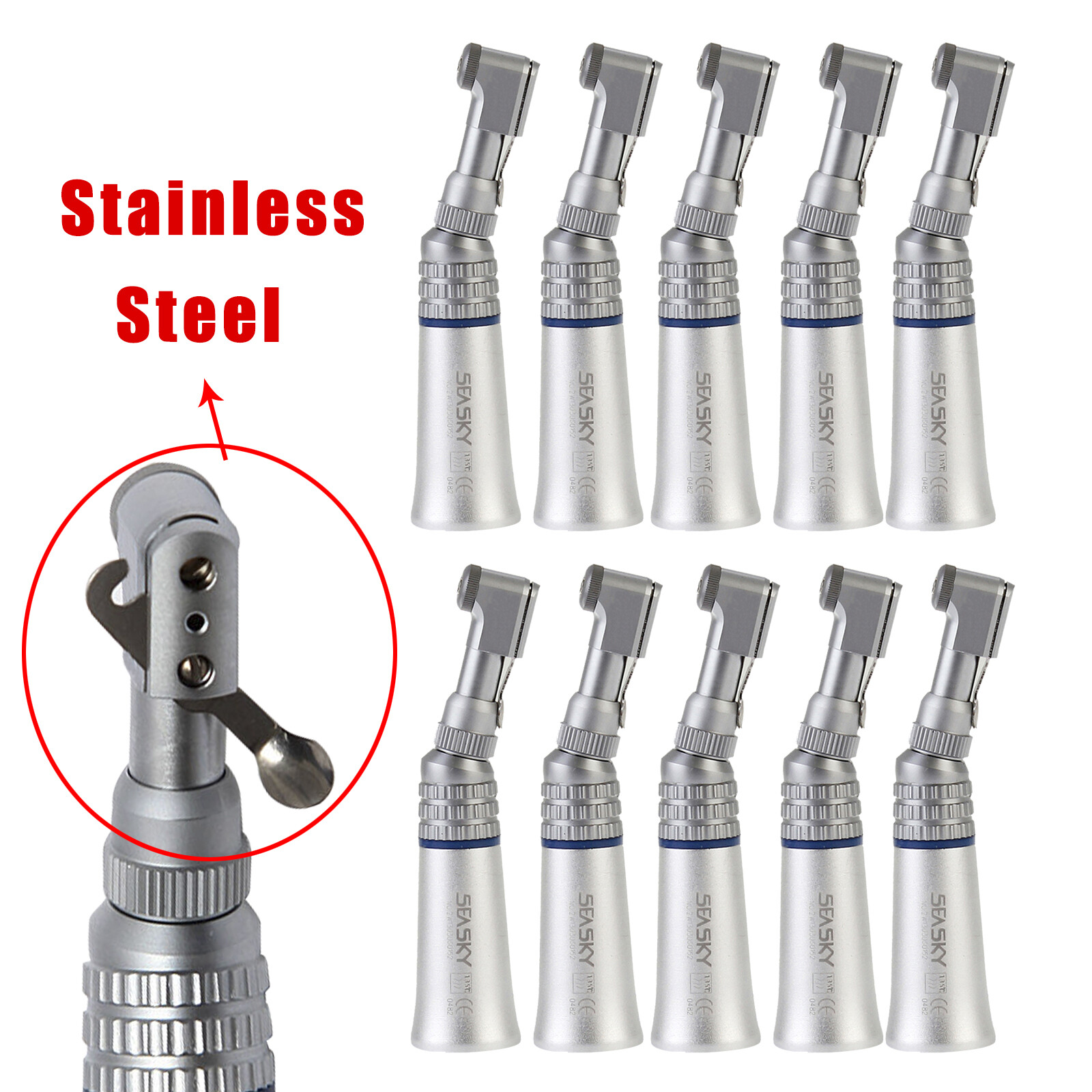 NSK Style E-type Dental Contra Angle Handpiece Slow Low Speed Contrangle Latch J