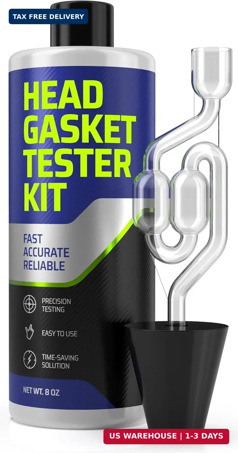 FORTIVO Head Gasket Tester Kit – Over 100 Tests, Complete Combustion Leak Test S