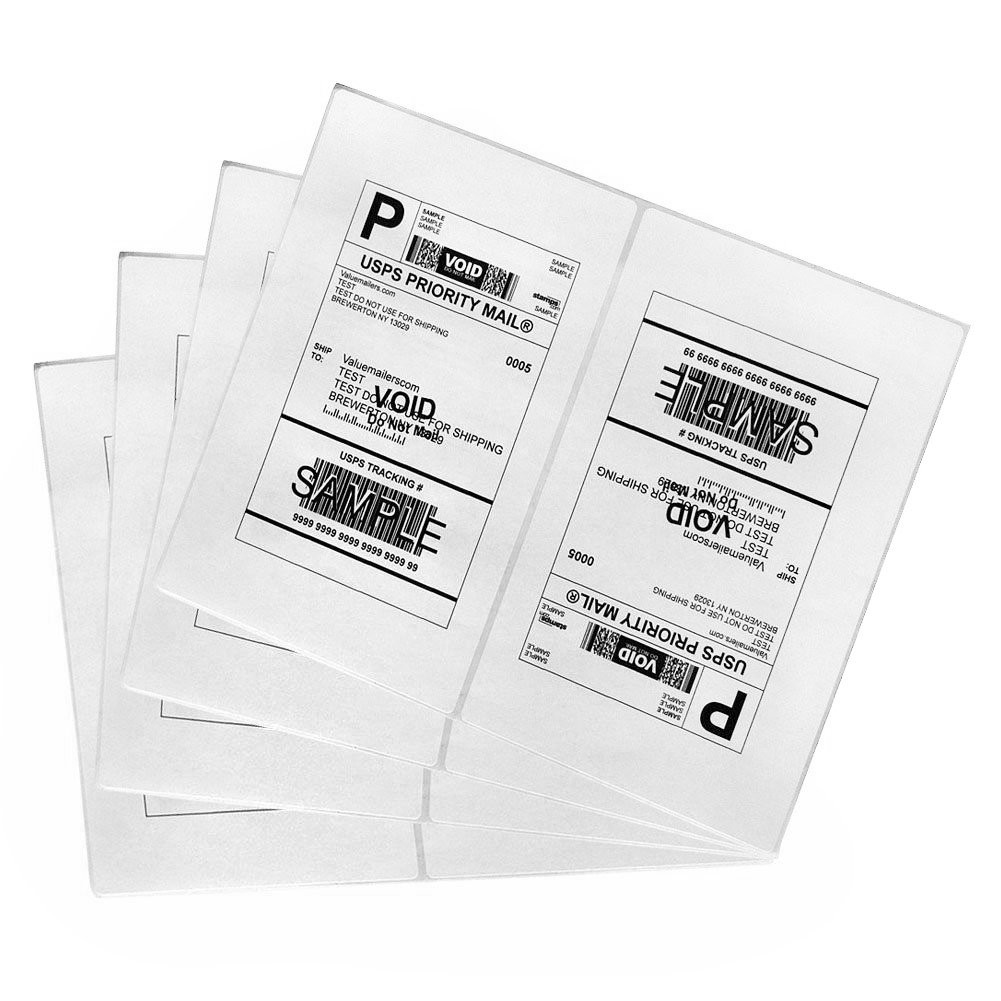 Rounded Corner Shipping Labels 8.27×5.32″ Self Adhesive for Laser/Inkjet, 200…
